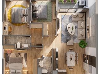 Căn góc 3 pn, 93m2, dự án spana tower, view sông, nhận nhà 07/2027 giá tts 5.23 tỷ (55tr/m2)