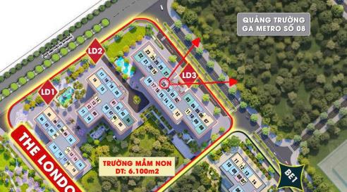 Bán căn hộ 1pn, 1wc, 43m2 tại vinhomes ocean park gia lâm, giá 3,1 tỷ