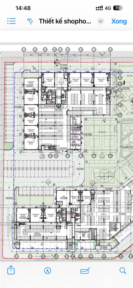 Bán shophouse chân đế mặt chùa nghèo