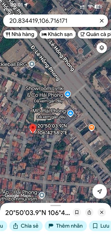 Bán nhà riêng tại lê hồng phong, đằng lâm, quận hải an, giá cực chất 2,4 tỷ, 67,2 m2