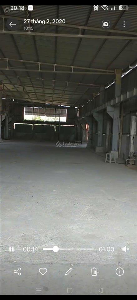 Cho thuê kho xưởng 1100m2 giá thuê 50 triệu đồng 1 tháng, đường xe tải 5, 7 tấn, tại vla, bc.