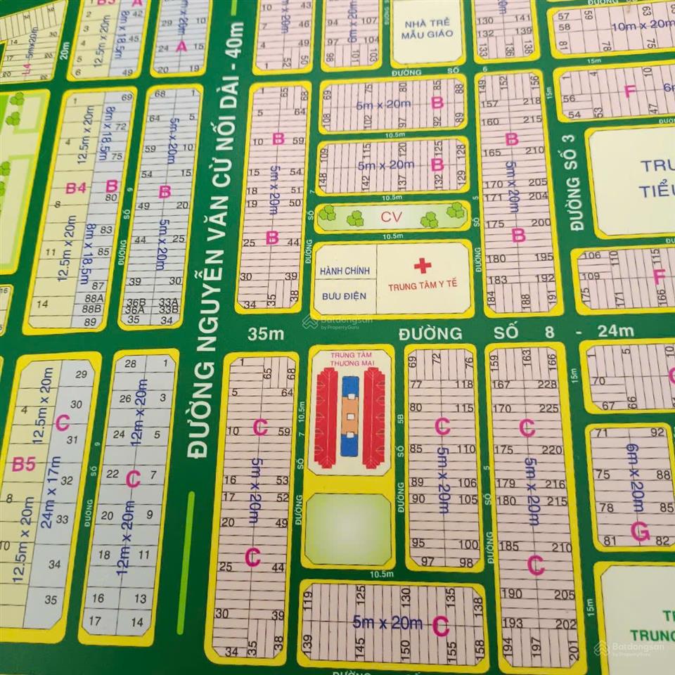 Siêu vị trí đất nền 5x20 mặt tiền đường số 7 view công viên kdc trung sơn, sổ hồng xây dựng tự do