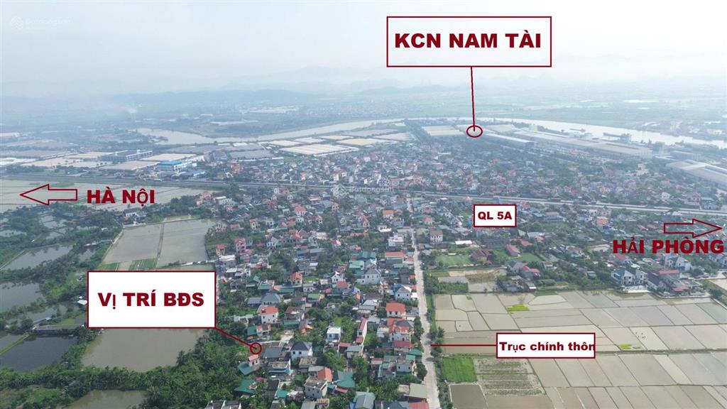 Đất kim liên gía công nhân  gần ql 5a, kcn nam tài  chỉ 470tr 135m2