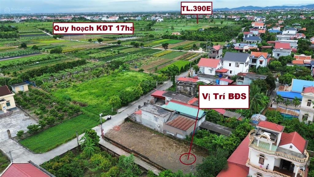 Lô đất 93m2 (mặt tiền 7,5m) kim đính, ngay gần kđt mới 17ha. giá chỉ 930tr  có thương lượng