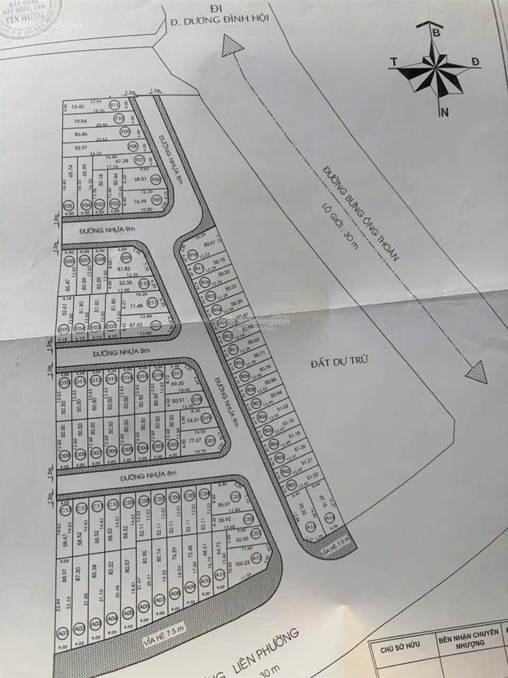 Bán lô đất dự án tín hưng liên phường q9