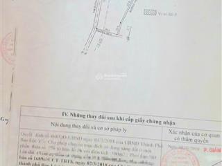 Cần bán đất ngay tp bảo lộc 100m mặt tiền đinh công tráng, 700 mét đất ở