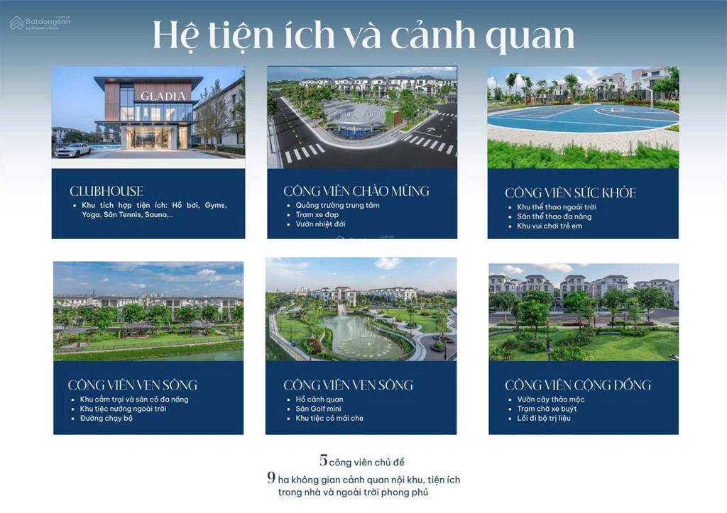 Bán biệt thự đơn lập 240m2 dự án gladia (keppel & khang điền), 77 tỷ