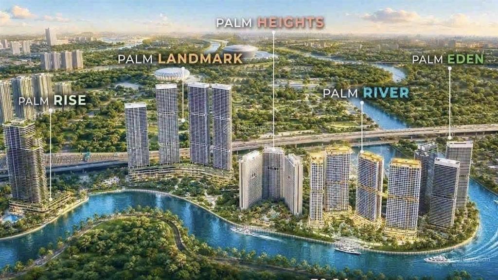 Bán căn 3pn view sông palm river, tầng 19, 21.8 tỷ, 125m2, thanh toán linh hoạt