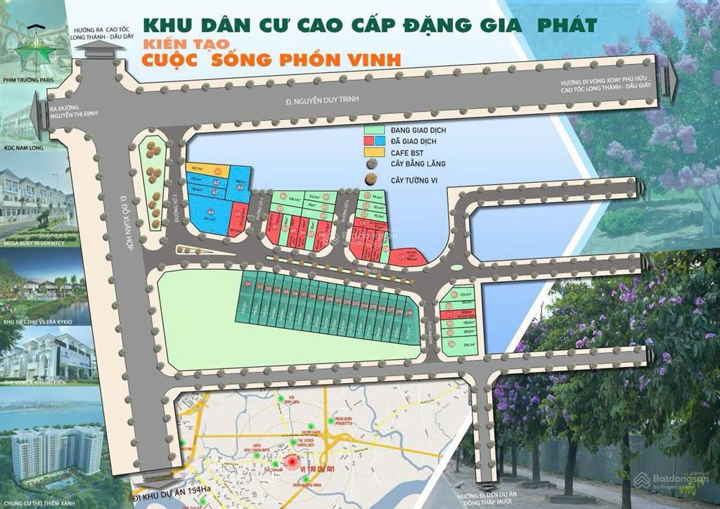 131,5m² lô góc biệt thự đẹp khu đặng gia phát chỉ 100 triệu/m2