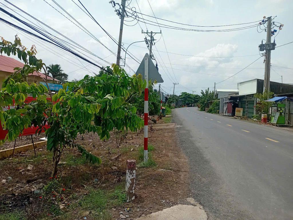  Bán đất xây biệt thự ngay trung tâm xã Phú Thạnh 1286m² có 300m² thổ cư, đường Cả Thu xe hơi tới đất