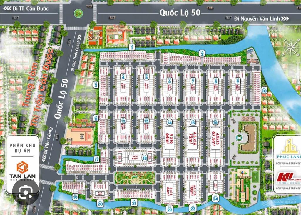 Bán đất nền dự án tân lân residence, 1,5 tỷ, 72m2, giá tốt, chính chủ