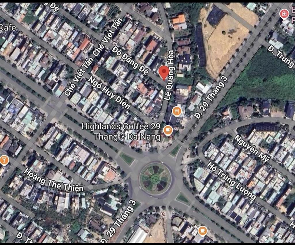 Lô góc giá tốt nhất hoà xuân, 3 mặt tiền, 207m2 đường đỗ đăng đệ , p. hoà xuân, tp. đà nẵng