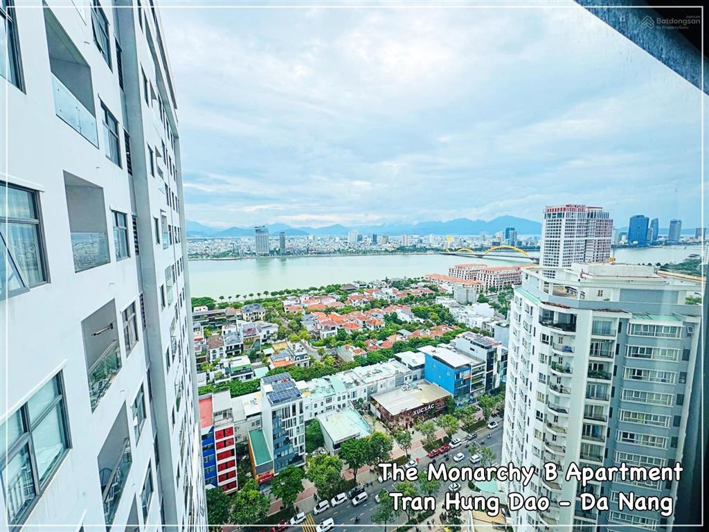 Cho thuê căn 2pn the monarchy b, trần hưng đạo, sơn trà. trống sẵn, nội thất đẹp như hình.