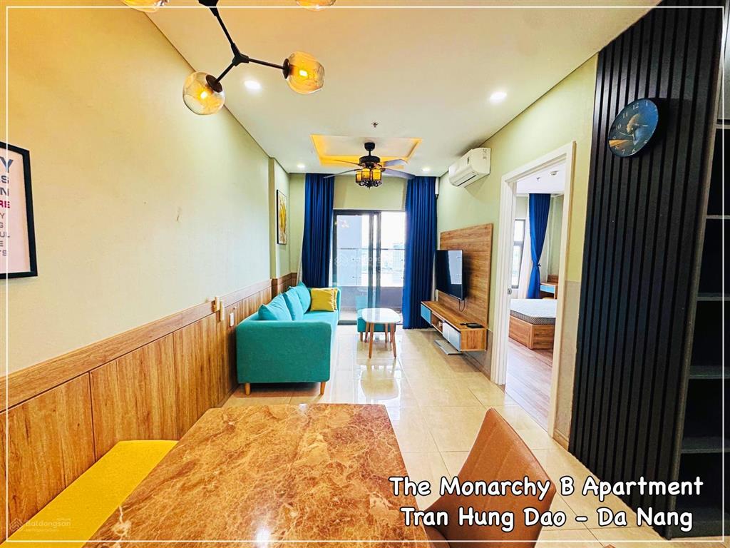 Cho thuê căn 2pn the monarchy b, trần hưng đạo, sơn trà. trống sẵn, nội thất đẹp như hình.