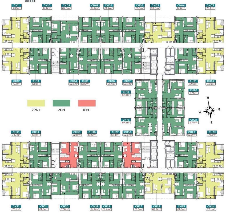 Bán suất ngoại giao căn 2pn yên bình complex giá chỉ 1,5 tỷ, cho thuê dòng tiền 8tr/tháng