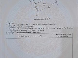 Bán 120m đất mặt đường la tinh lên ngõ 164 ỷ la xây trọ rất phù hợp giá 89 tỷ