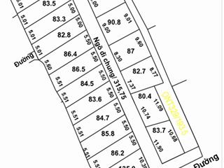 Bán đất tại hưng đạo, quốc oai, hà nội, 43 triệu/ m2, 85 m2 đẹp xuất sắc