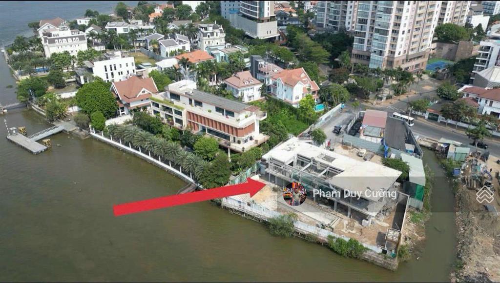 Siêu biệt thự 1018m2 mặt tiền sông 43m  giá 280 tỷ