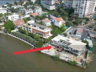 Siêu biệt thự 1018m2 mặt tiền sông 43m  giá 280 tỷ