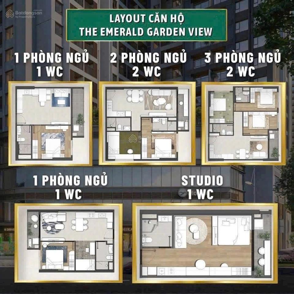 The emerald garden view  tt chỉ 9,9tr/tháng sở hữu căn hộ ngay lõi trung tâm, giá chỉ 38tr/m2