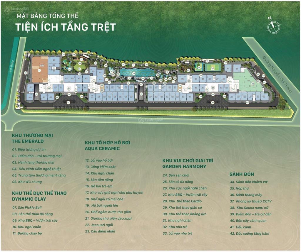 Căn hộ 1pn the emerald garden view, giá chỉ từ 39tr/m2, cđt hỗ trợ lãi suất 8% đến 24 tháng