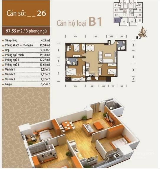 Chuyển công tác, chính chủ bán gấp căn góc 98m2 3 pn tòa ct2 the pride, giá siêu rẻ 6,4x tỷ