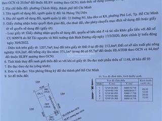 Bán đất định hoà mặt tiền dx 083 đất dx 83 định hòa nằm giữa bệnh viện 1.500 giường và tr