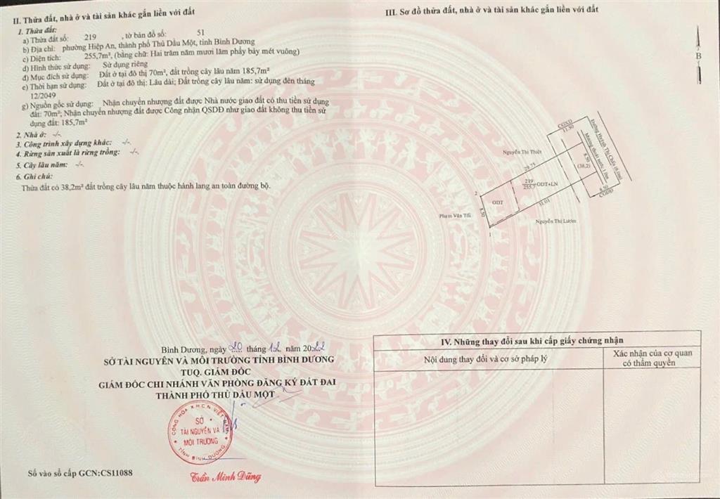 Nhà cấp 4 mặt tiền đường huỳnh thị chấu, p. chánh hiệp, tphcm (p.hiệp an, tdm, bd cũ)
dt ngang 8m5