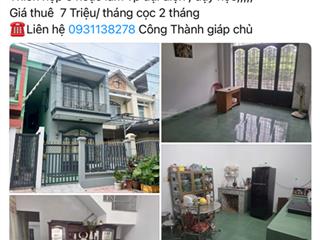 Cho thuê nhà khu dân cư hiệp thành 1 . gần bệnh viện 512 giường công viên trường học. bình dương