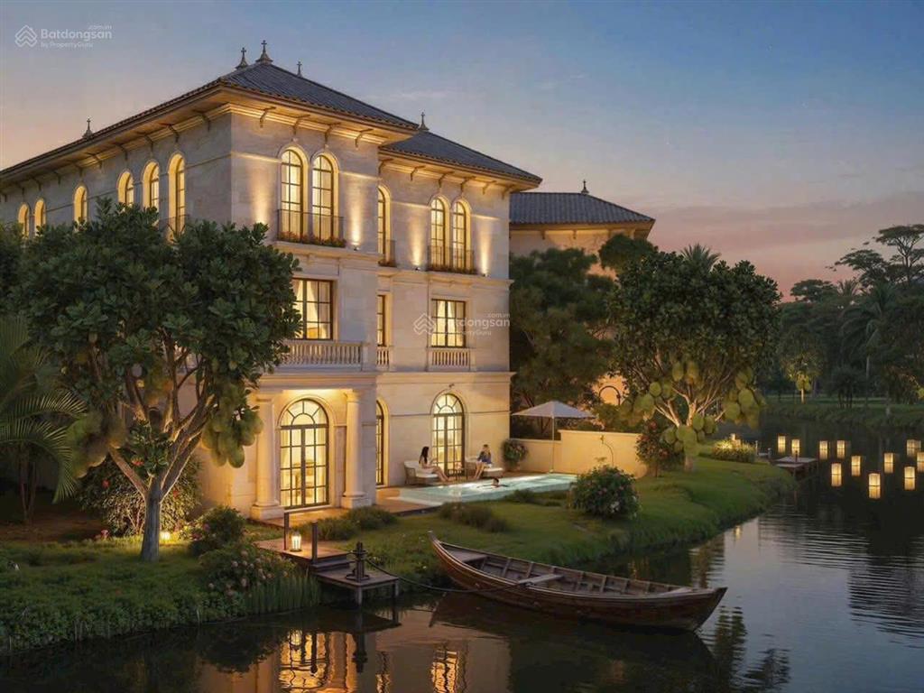 Cực hiếm căn đơn lập 300m2 alluvia onsen có khoáng nóng tại gia, kiến trúc tân cổ điển pháp, 60 tỷ