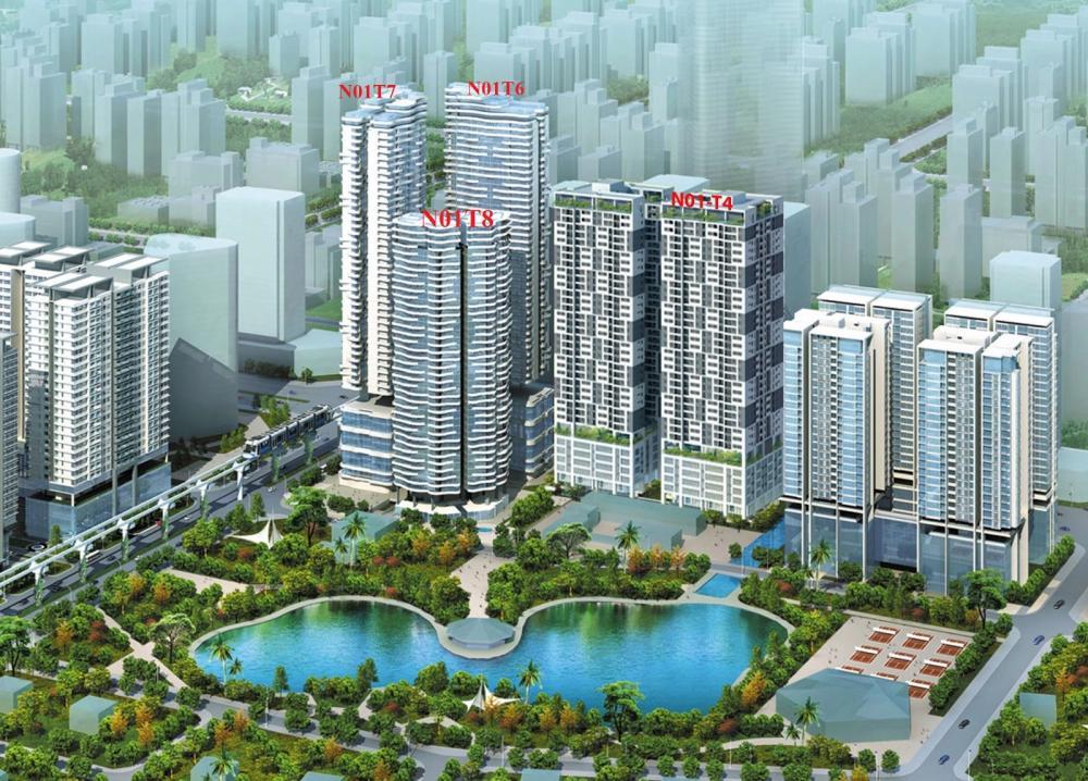 Bán chung cư hanjadin n01t7 ngoại giao đoàn, 4pn, 3wc, giá cực chất 22 tỷ, 140m2