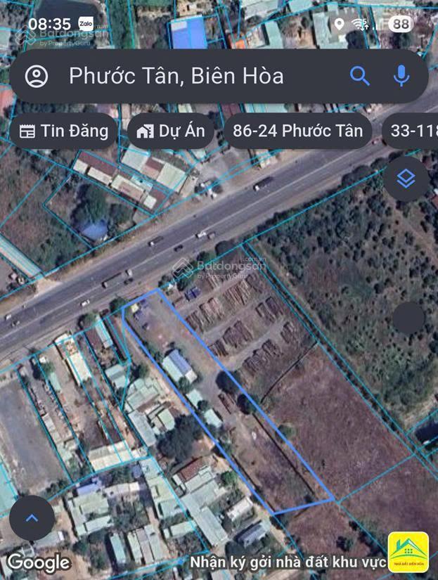 Bán đất mặt tiền võ nguyên giáp phước tân vị trí đẹp, diện tích lớn