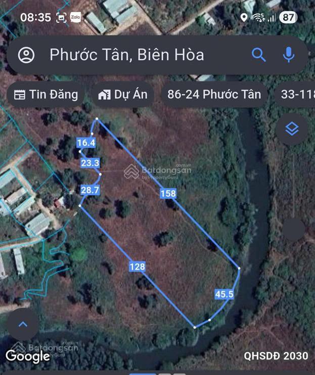 Bán đất mặt tiền võ nguyên giáp phước tân vị trí đẹp, diện tích lớn