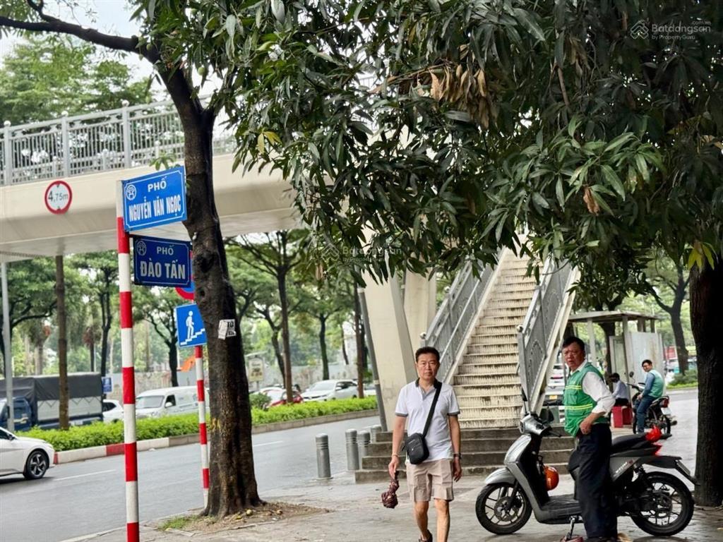 Bán đất, mặt phố nguyễn văn ngọc, ba đình, vỉa hè 5m, vị trí đắc địa, kd các loại hình, dân trí