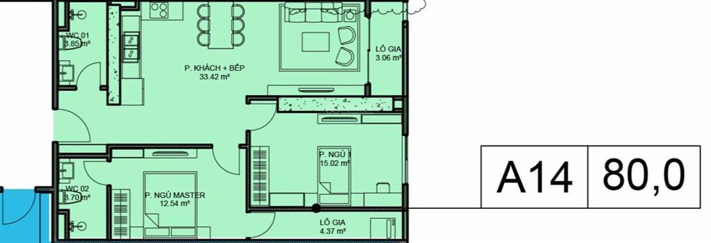 Suất ngoại giao 80m2 dự án usilk city, ký hđmb trực tiếp với cđt. bàn giao cuối năm 2026 giá 3.8 tỷ