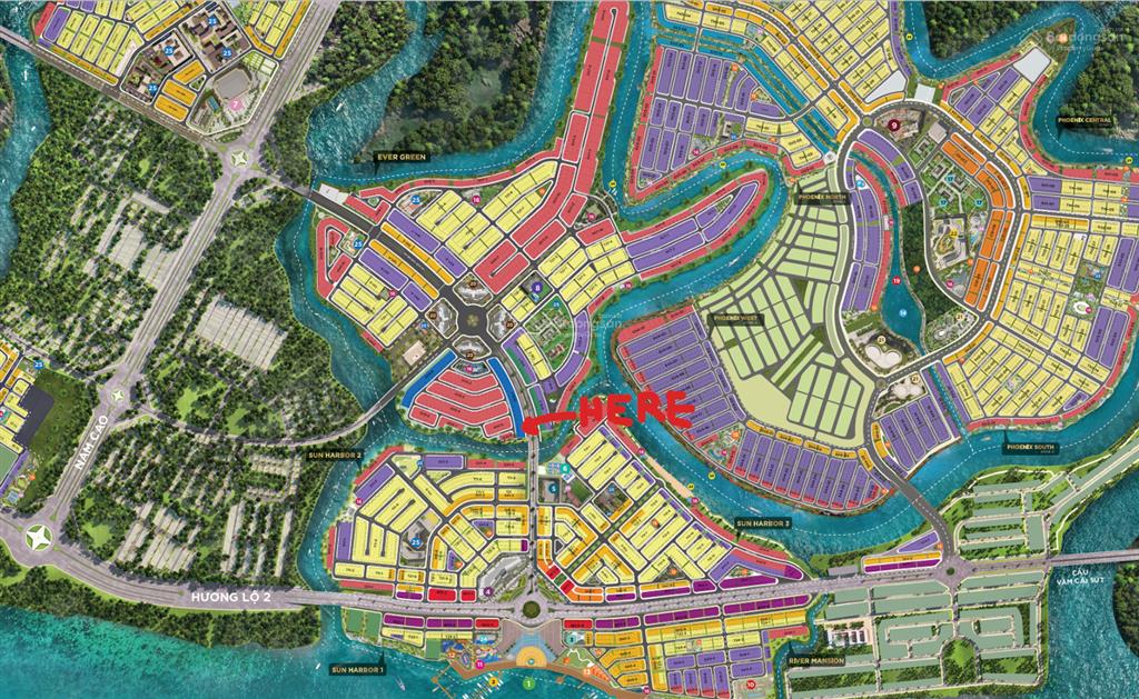 Hot! chính chủ gửi bán biệt thự đơn lập mặt tiền đường 45m aqua city