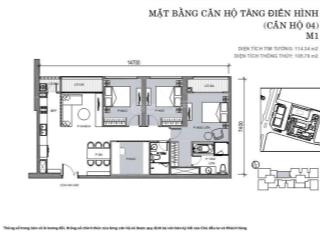 Bán ch m1.1004 3pn, 2wc, 106m2 tại vinhomes metropolis  liễu giai, giá cực chất 24,6 tỷ