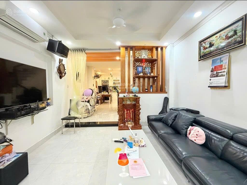 Hẻm thông bùi đình túy  4 tầng btct  10m ra hxh thông  54,8m², chỉ 8 tỷ tl