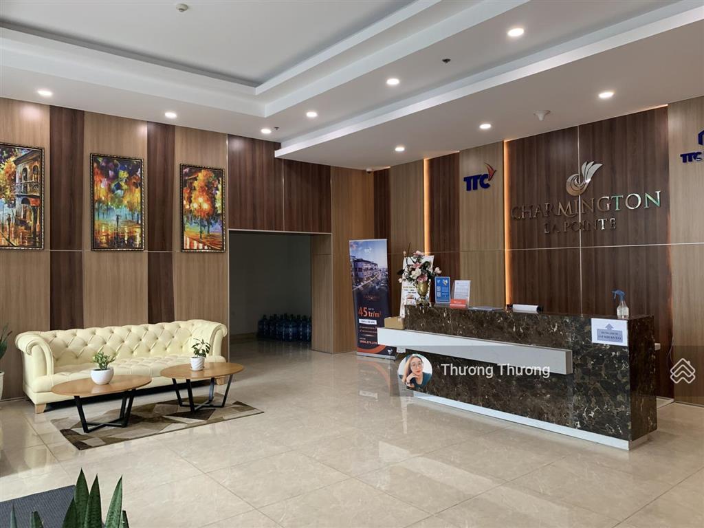 Officetel charmington 31m2 giá 9,5 triệu có máy lạnh, ở và làm văn phòng