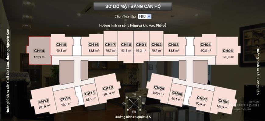 Chính chủ cần bán căn 94m2 3pn 2vs berriver tầng cao view phố cổ, sẵn sổ đỏ