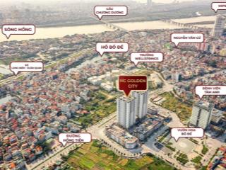 Bán cc hc golden city 6,8 tỷ 72m2, view đẹp, 2pn 2wc gần cầu chương dương
