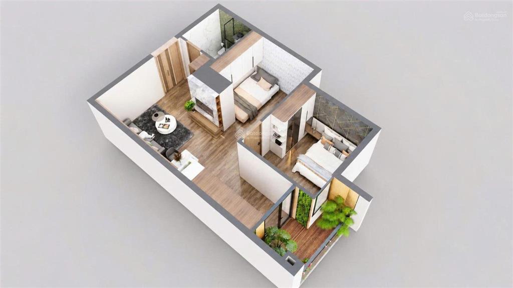 Chính chủ cần bán trục 15 tòa b (48m2 thiết kế được 2pn) view sông đuống tầng cao giá 3 tỷ full