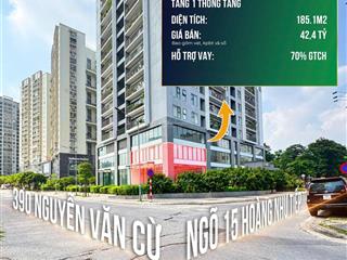 Trực tiếp cđt berriver bán lô shop khối đế tầng 1 thông tầng chỉ phù hợp kinh doanh mô hình lớn