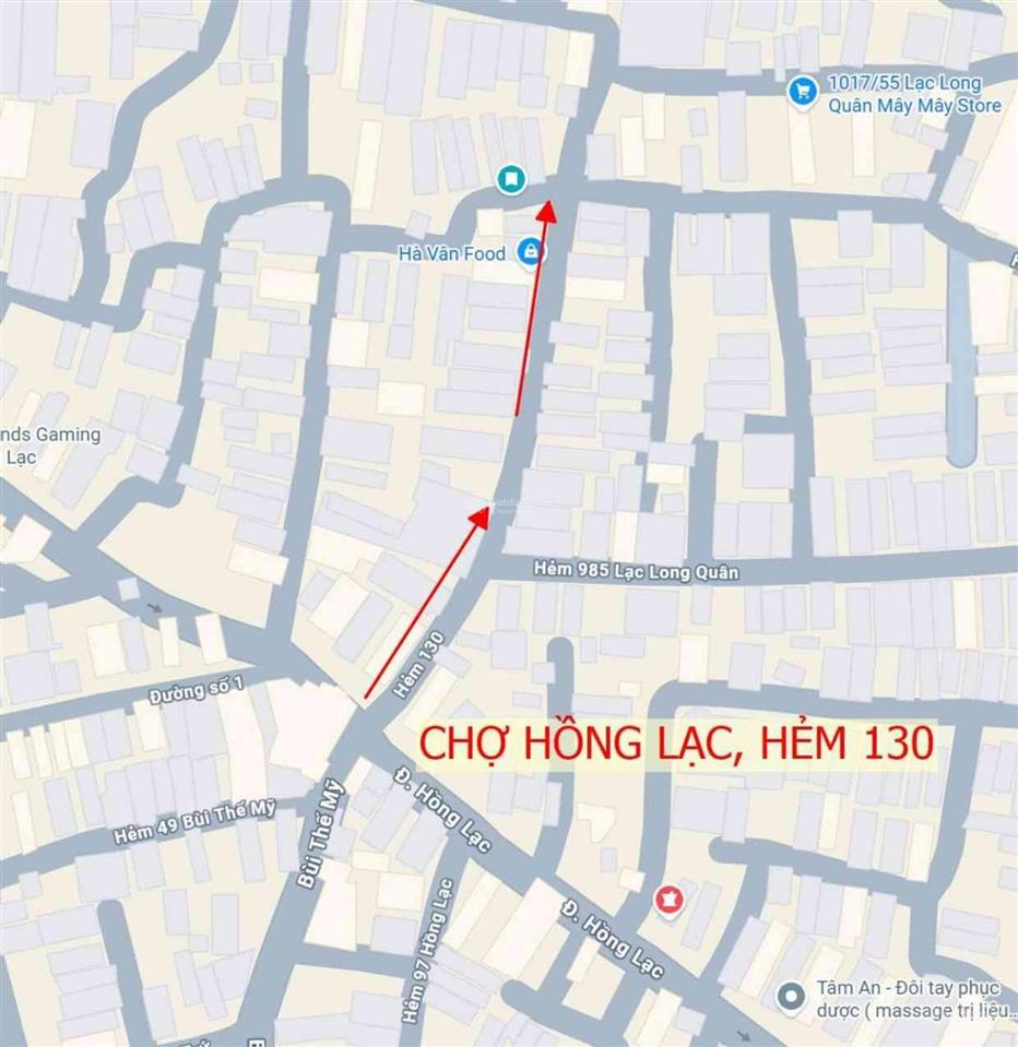 Lạc long quân  tân bình  37m2  2 tầng  hẻm 5m thông khắp ngả  4,8 tỷ tl