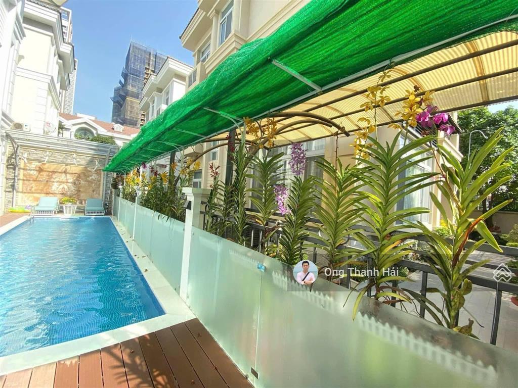 Cho thuê biệt thự đơn lập đường 17, có hồ bơi, ngang 17,1m (273,6m2) có 5 phòng, tiện kinh doanh, ở