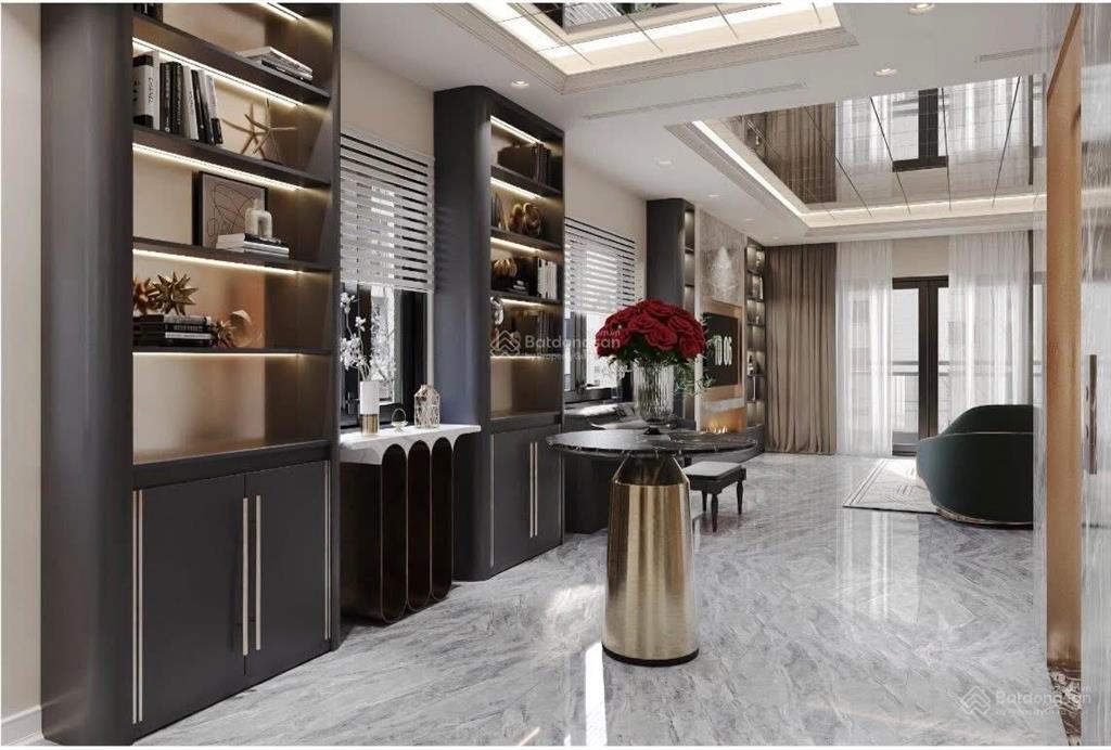 Đống đa toà mặt phố thang máy lô góc 2 mặt thông sàn có hầm, 78m2 8 tầng vỉa hè 3m, giá thiện trí