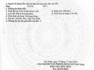 Hàng hot đất thị trấn đức hoà. sổ hồng riêng