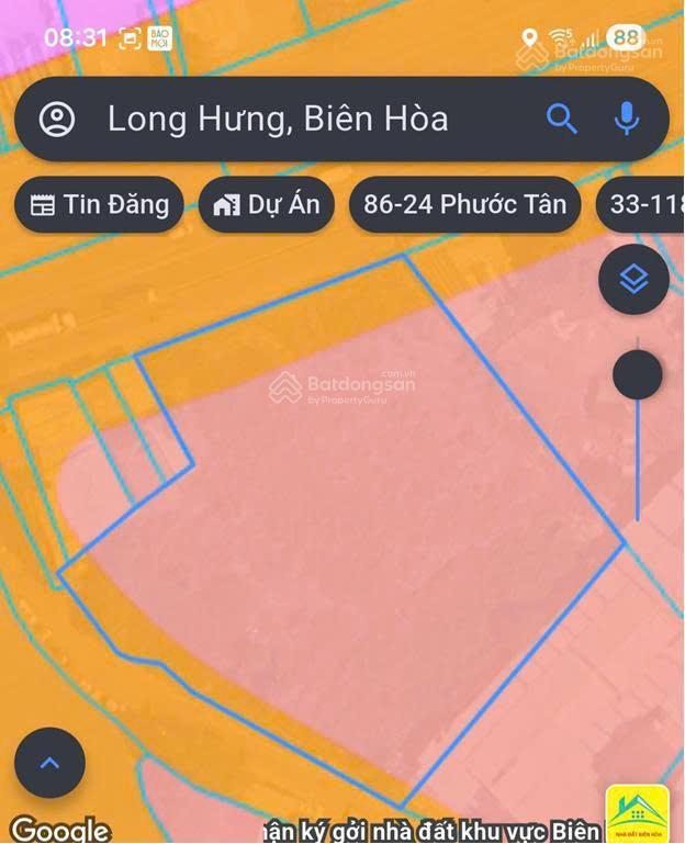 Bán đất 2 mặt tiền quốc lộ 51  long hưng  vị trí showroom ô tô siêu đẹp
