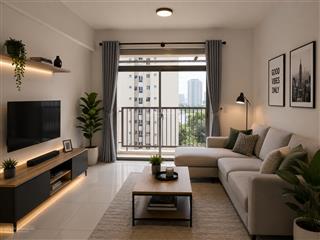 Cho thuê căn hộ parcspring, q.2. dt 63m2. 2pn