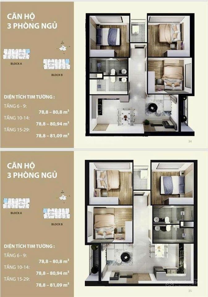 Chính chủ bán 3pn mường thanh phú hữu q9 81m2  4,19 tỷ ban công logia mát mẻ giá cực rẻ